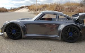 URCG Edition - Traxxas Slash 4x4, Delta Plastik USA body - Gunmetal Porsche 911 GT3, Sweep Racing Tires - named Brock (side view)