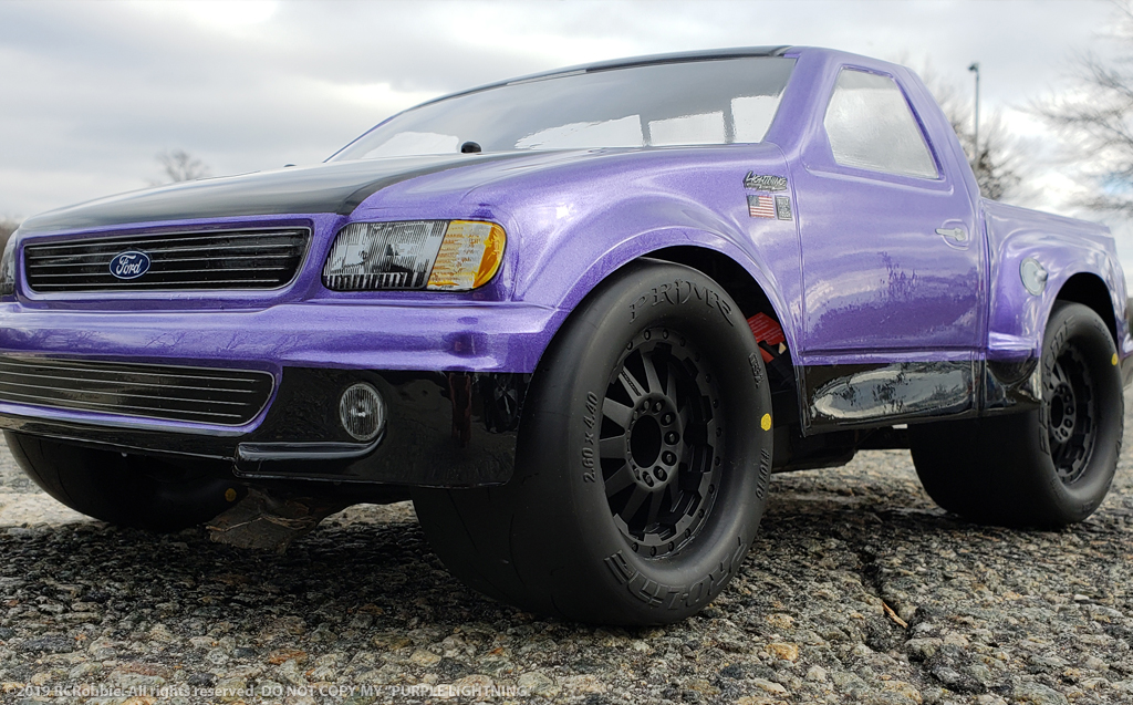 Ford Truck Purple Lightning