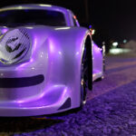 URCG Edition - Traxxas Slash 4x4, Delta Plastik USA body - Silver Porsche 911 GT3, Sweep Racing Tires - named Tuxedo Rob (front view)