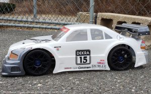 URCG Edition - Traxxas Slash 4x4, Delta Plastik USA body - White Mercedes C DTM, Sweep Racing Tires - named Ghost CDTM
