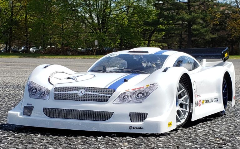URCG Edition - Traxxas Slash 4x4, Delta Plastik USA body - White Mercedes AMG DTM, Sweep Racing Tires - named Circuit Royale