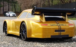 URCG Edition - Traxxas Slash 4x4, Delta Plastik USA body - Gold Porsche 911 GT3, Sweep Racing Tires - named Gold Fingaz