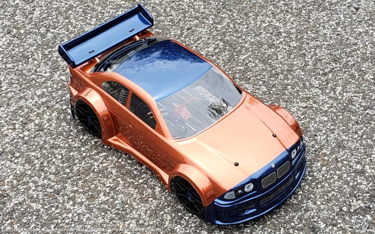 URCG Edition - Traxxas Slash 4x4, Delta Plastik USA body - Copper BMW M3, Sweep Racing Tires - named Copperbahn