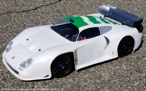 URCG Edition - Traxxas Slash 4x4, Delta Plastik USA body - White Porsche GT1, Sweep Racing Tires - named DP-GT1
