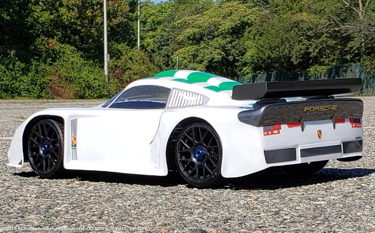 URCG Edition - Traxxas Slash 4x4, Delta Plastik USA body - White Porsche GT1, Sweep Racing Tires - named DP-GT1