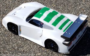 URCG Edition - Traxxas Slash 4x4, Delta Plastik USA body - White Porsche GT1, Sweep Racing Tires - named DP-GT1