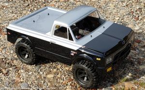 URCG Edition - Traxxas Slash 4x4, JConcepts body - Black Chevy 72 C-10, ProLine Prime Tires - named C-10D