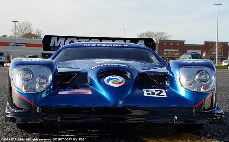 URCG Edition - Traxxas Slash 4x4, Delta Plastik USA body - Metallic Blue Panoz GTR-1, Sweep Racing Tires - named P-52