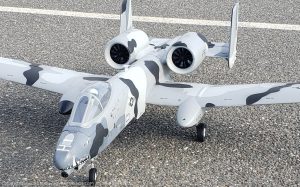 URCG Edition - E-flite RC Marines A-10 Thunderbolt II Warthog EDF BNF - Flipper Camo with Detailed Attack Livery - named THUNDERBOLTS