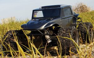 URCG Edition - Traxxas Slash 4x4, ProLine body - Gun Metal, Black and Silver Megalodon Desert Buggy, 2-Door, ProLine Trencher Tires - named COLD45