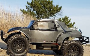 URCG Edition - Traxxas Slash 4x4, ProLine body - Gun Metal, Black and Silver Megalodon Desert Buggy, 2-Door, ProLine Trencher Tires - named COLD45