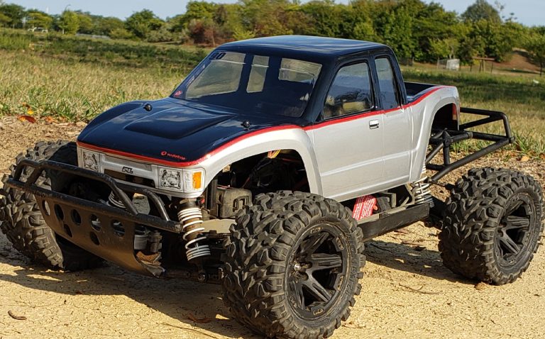 URCG Edition - Traxxas Slash 4x4, ProLine body - Black and Silver Crawler Body, Traxxas Dirt Tires - named Cobra Sly