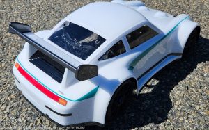 URCG Edition - Traxxas Slash 4x4, Delta Plastik USA body - White Porsche 911 GT3, Sweep Racing Tires - named 911Alex