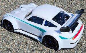 URCG Edition - Traxxas Slash 4x4, Delta Plastik USA body - White Porsche 911 GT3, Sweep Racing Tires - named 911Alex