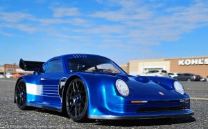 URCG Edition - Traxxas Slash 4x4, Delta Plastik USA body - Metallic Blue Porsche 911 GT3, Sweep Racing Tires - named Breccs