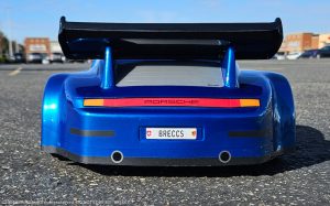 URCG Edition - Traxxas Slash 4x4, Delta Plastik USA body - Metallic Blue Porsche 911 GT3, Sweep Racing Tires - named Breccs