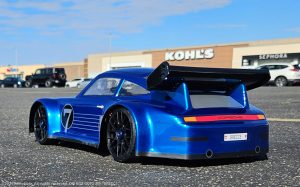 URCG Edition - Traxxas Slash 4x4, Delta Plastik USA body - Metallic Blue Porsche 911 GT3, Sweep Racing Tires - named Breccs