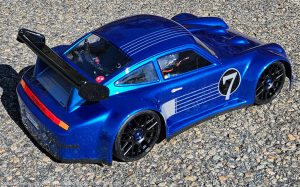 URCG Edition - Traxxas Slash 4x4, Delta Plastik USA body - Metallic Blue Porsche 911 GT3, Sweep Racing Tires - named Breccs