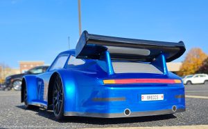 URCG Edition - Traxxas Slash 4x4, Delta Plastik USA body - Metallic Blue Porsche 911 GT3, Sweep Racing Tires - named Breccs