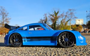 URCG Edition - Traxxas Slash 4x4, Delta Plastik USA body - Brilliant Blue Porsche 911 GT3, Sweep Racing Tires - named BluTec