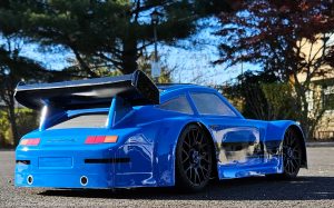 URCG Edition - Traxxas Slash 4x4, Delta Plastik USA body - Brilliant Blue Porsche 911 GT3, Sweep Racing Tires - named BluTec