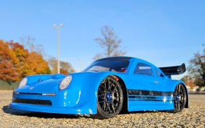 URCG Edition - Traxxas Slash 4x4, Delta Plastik USA body - Brilliant Blue Porsche 911 GT3, Sweep Racing Tires - named BluTec