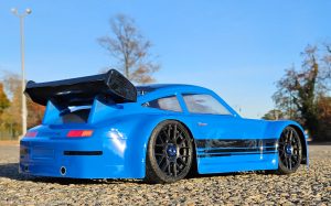 URCG Edition - Traxxas Slash 4x4, Delta Plastik USA body - Brilliant Blue Porsche 911 GT3, Sweep Racing Tires - named BluTec