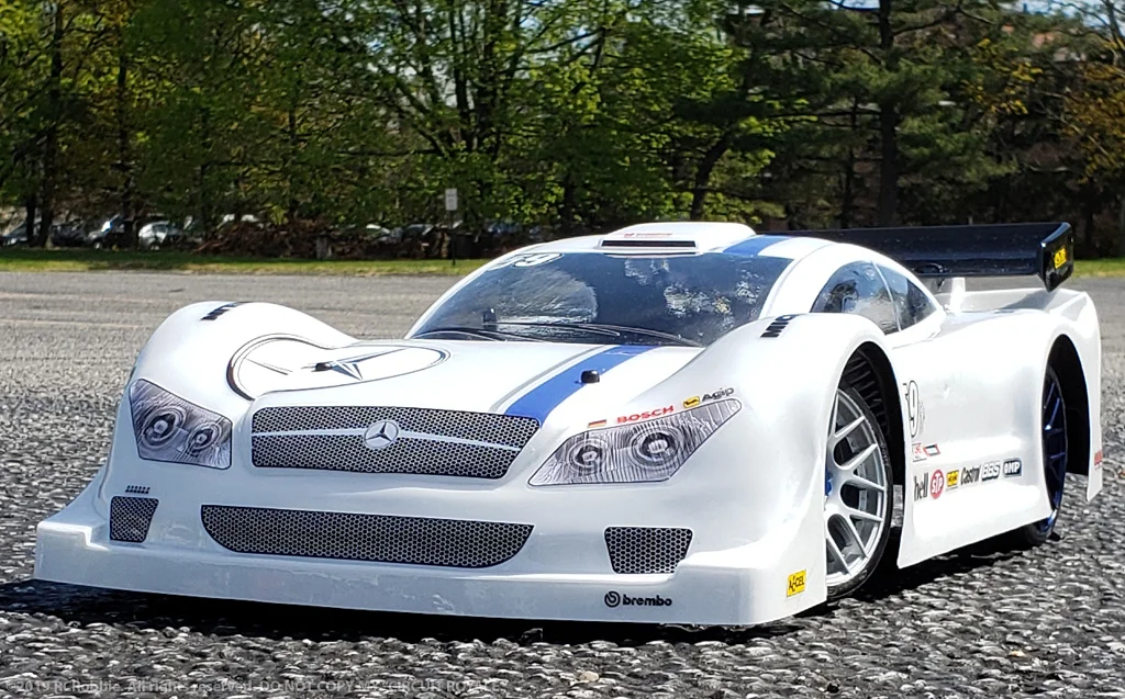 URCG Edition - Traxxas Slash 4x4, Delta Plastik USA body - White Mercedes AMG DTM, Sweep Racing Tires - named Circuit Royale