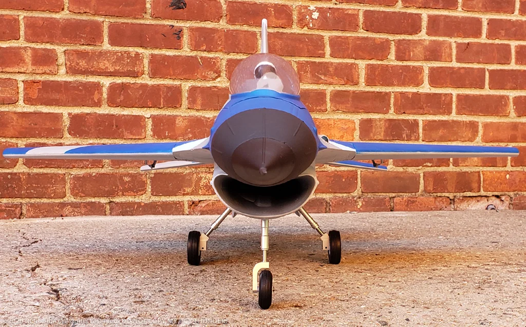 URCG Edition - E-flite RC Thunderbirds F-16 70mm EDF BNF - 3-Color Snow Camo F-16 with Gray Belly - named ICY THUNDER