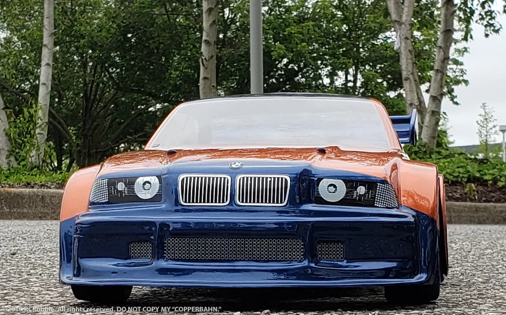 URCG Edition - Traxxas Slash 4x4, Delta Plastik USA body - Copper BMW M3, Sweep Racing Tires - named Copperbahn