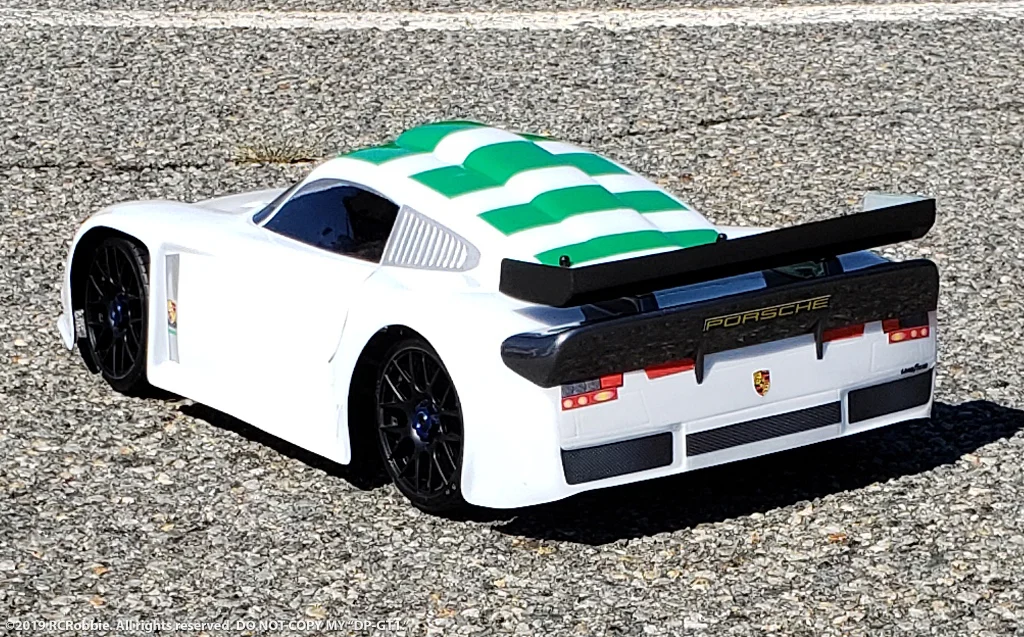URCG Edition - Traxxas Slash 4x4, Delta Plastik USA body - White Porsche GT1, Sweep Racing Tires - named DP-GT1