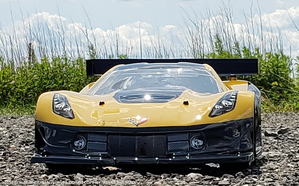 URCG Edition - Traxxas Slash 4x4, PROTOform body - Yellow and Black Cheverolet Corvette C7, Sweep Racing Tires - named Agent Mustard